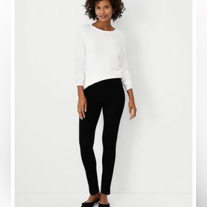 Ann Taylor NWT The Side Zip Legging‎ in Velvet Leopard Animal Print